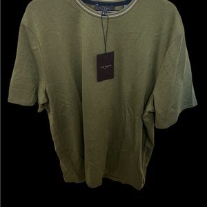 TED BAKER LONDON NEW WITH TAGS MODAL BLEND MENS TEE KHAKI